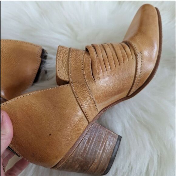 Bed Stu Women's Trough Slip-On Loafer Ankle Boots Rustic Sand tan brown size 7 - Picture 5 of 5